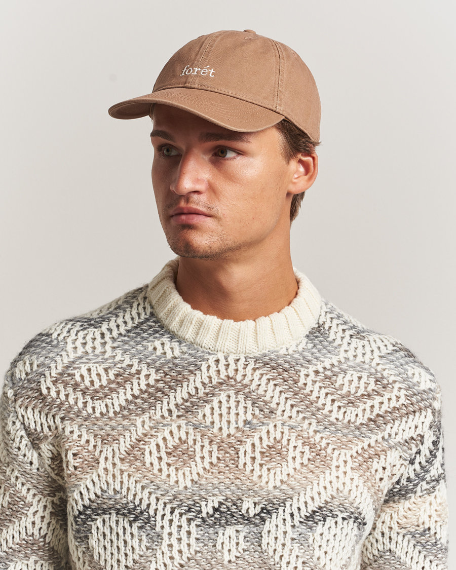 Herre | Hatter og capser | Forét | Hawk Washed Cap Burnt Khaki