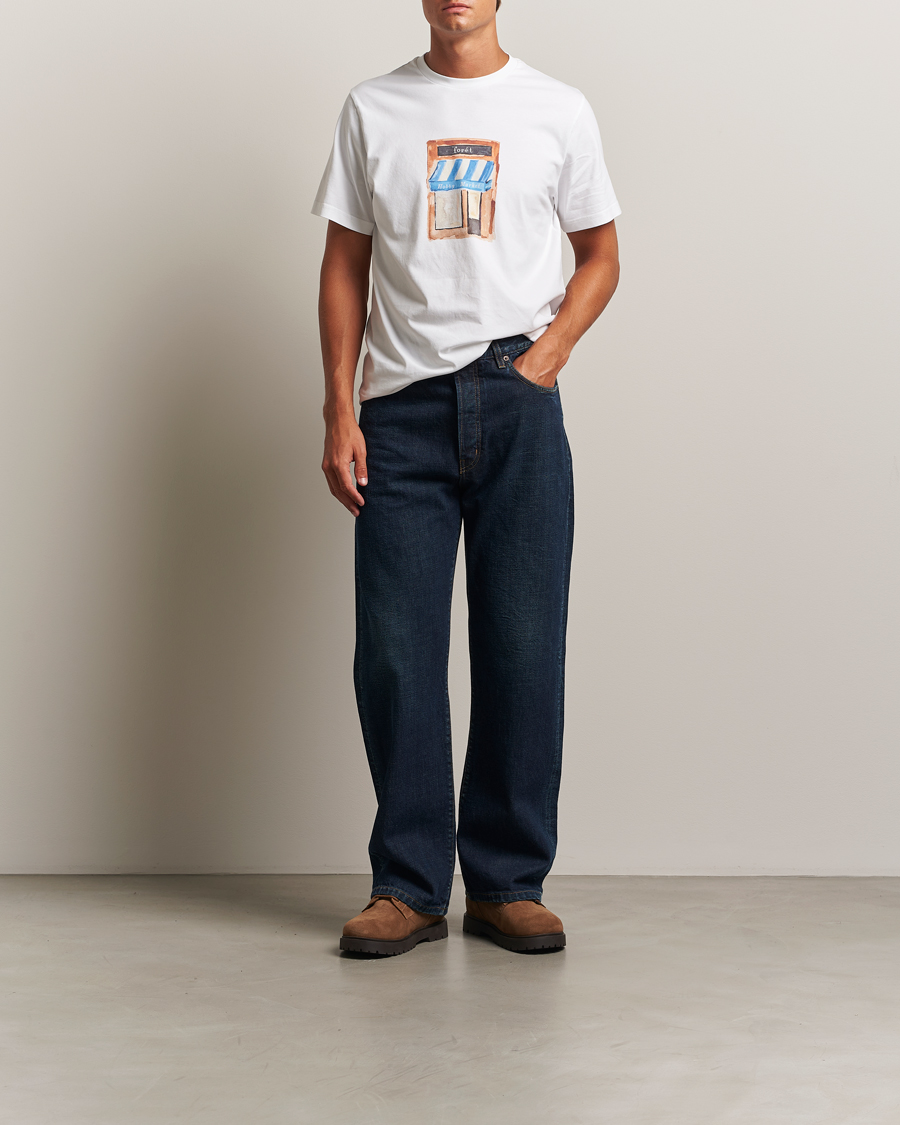 Herre | T-Shirts | Forét | Market T-Shirt White