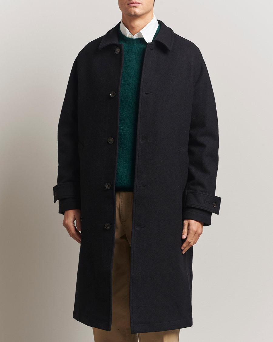 Herre | Jakker | Forét | Pine Wool Coat Black