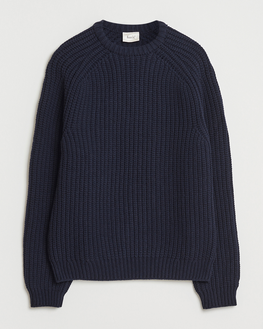 Herre | Gensere | Forét | Trip Chunky Rib Knit Navy