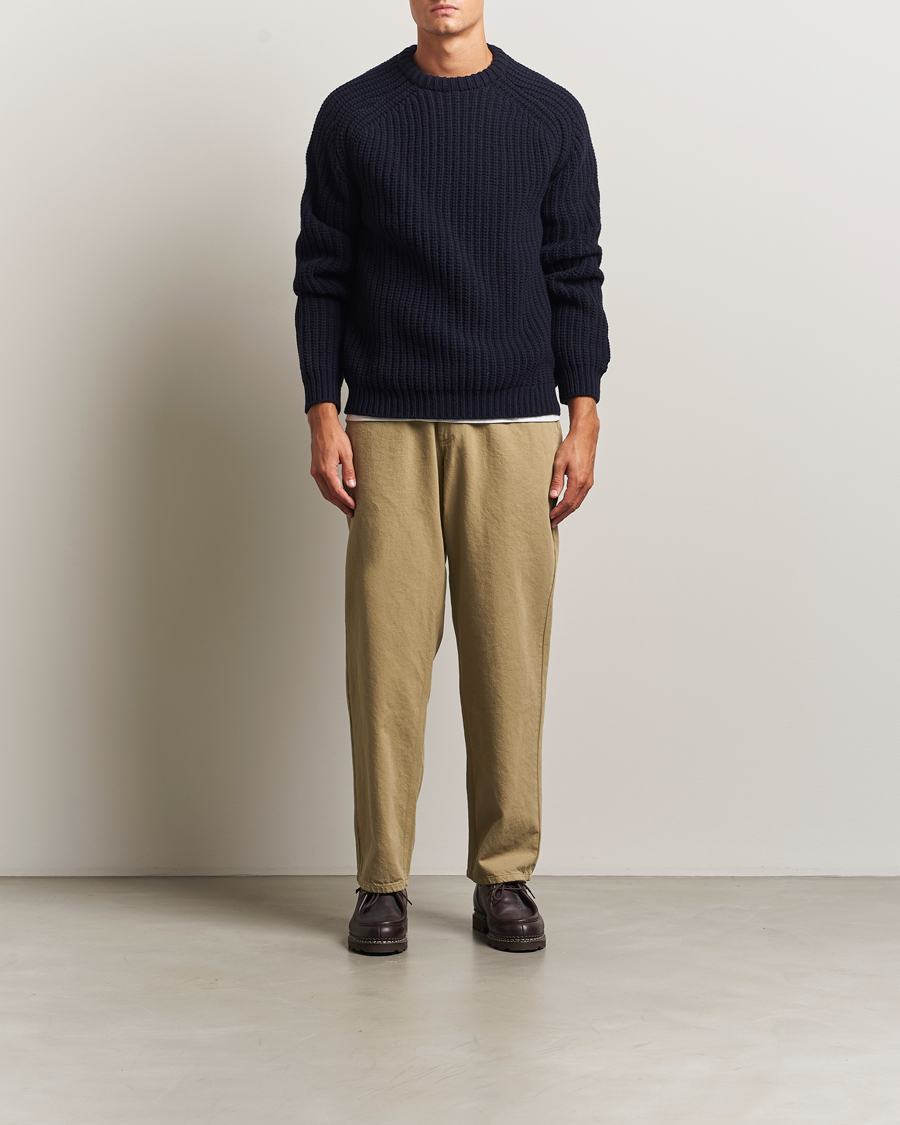 Herre | Gensere | Forét | Trip Chunky Rib Knit Navy