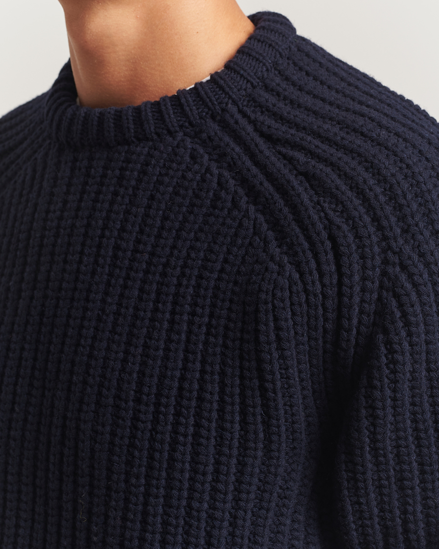 Herre | Gensere | Forét | Trip Chunky Rib Knit Navy