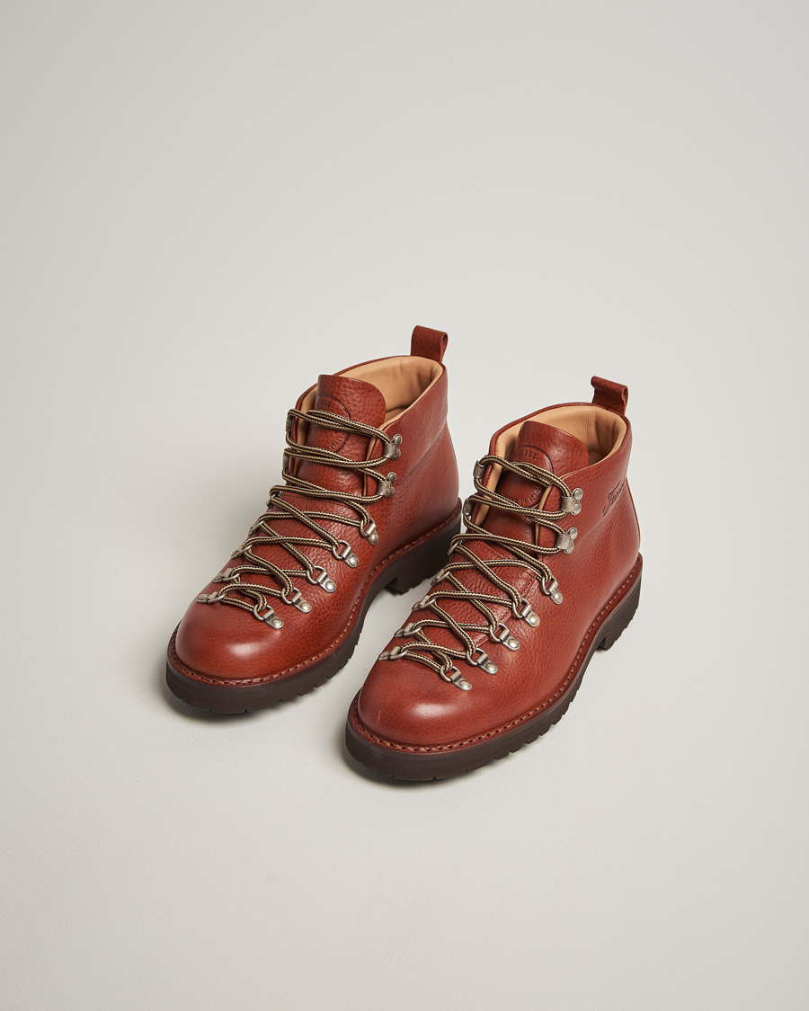 Herre | Støvler | Fracap | M120 Grained Leather Boot Light Brown