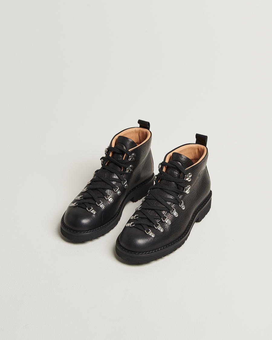 Herre | Støvler | Fracap | M120 Grained Leather Boot Black