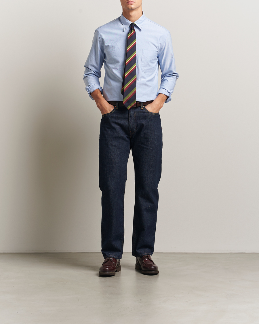 Herre | Skjorter | Gitman Vintage | Oxford Button Down Shirt Light Blue