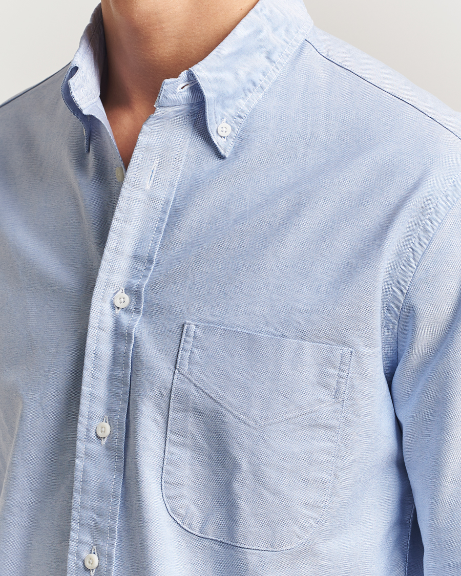 Herre | Skjorter | Gitman Vintage | Oxford Button Down Shirt Light Blue