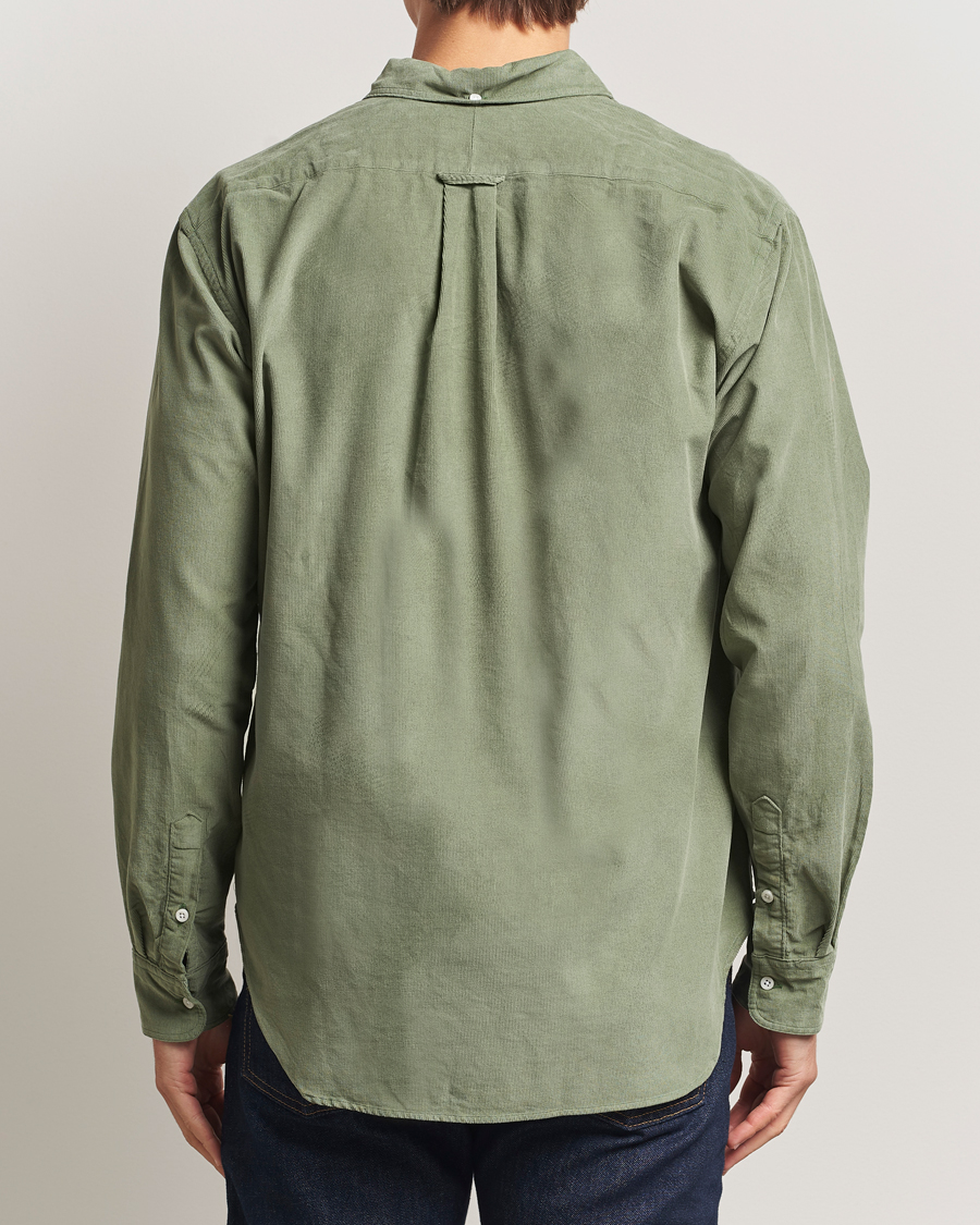 Herre | Skjorter | Gitman Vintage | Corduroy Button Down Shirt Sage