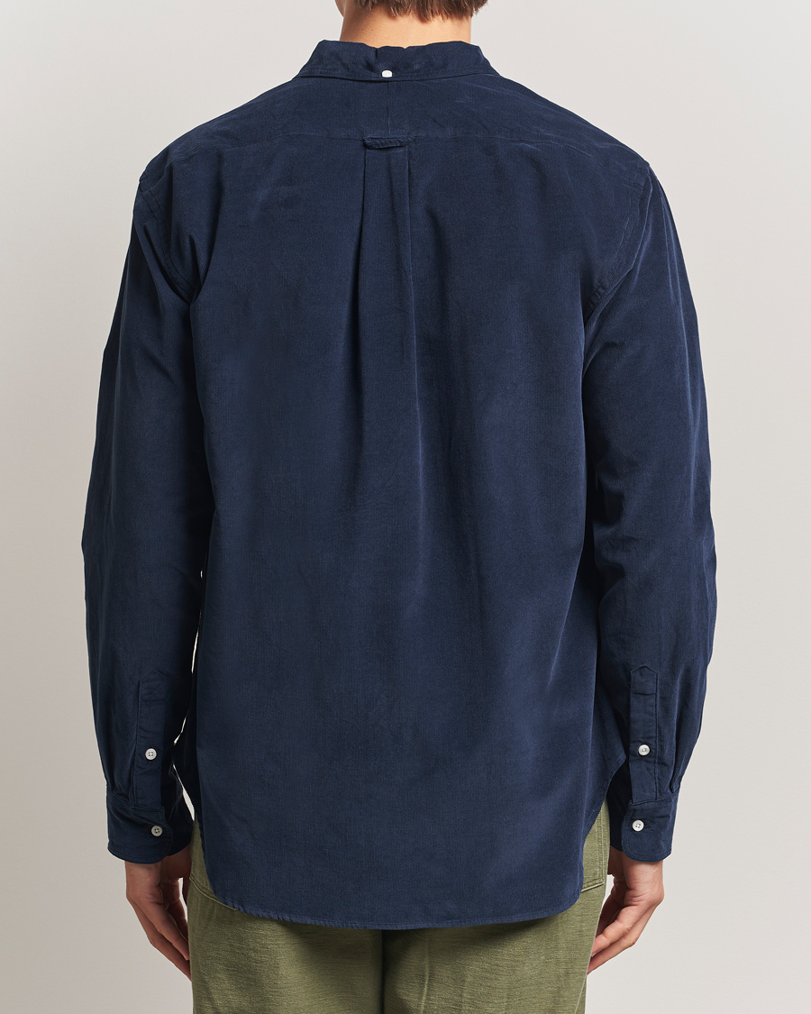 Herre | Skjorter | Gitman Vintage | Corduroy Button Down Shirt Navy