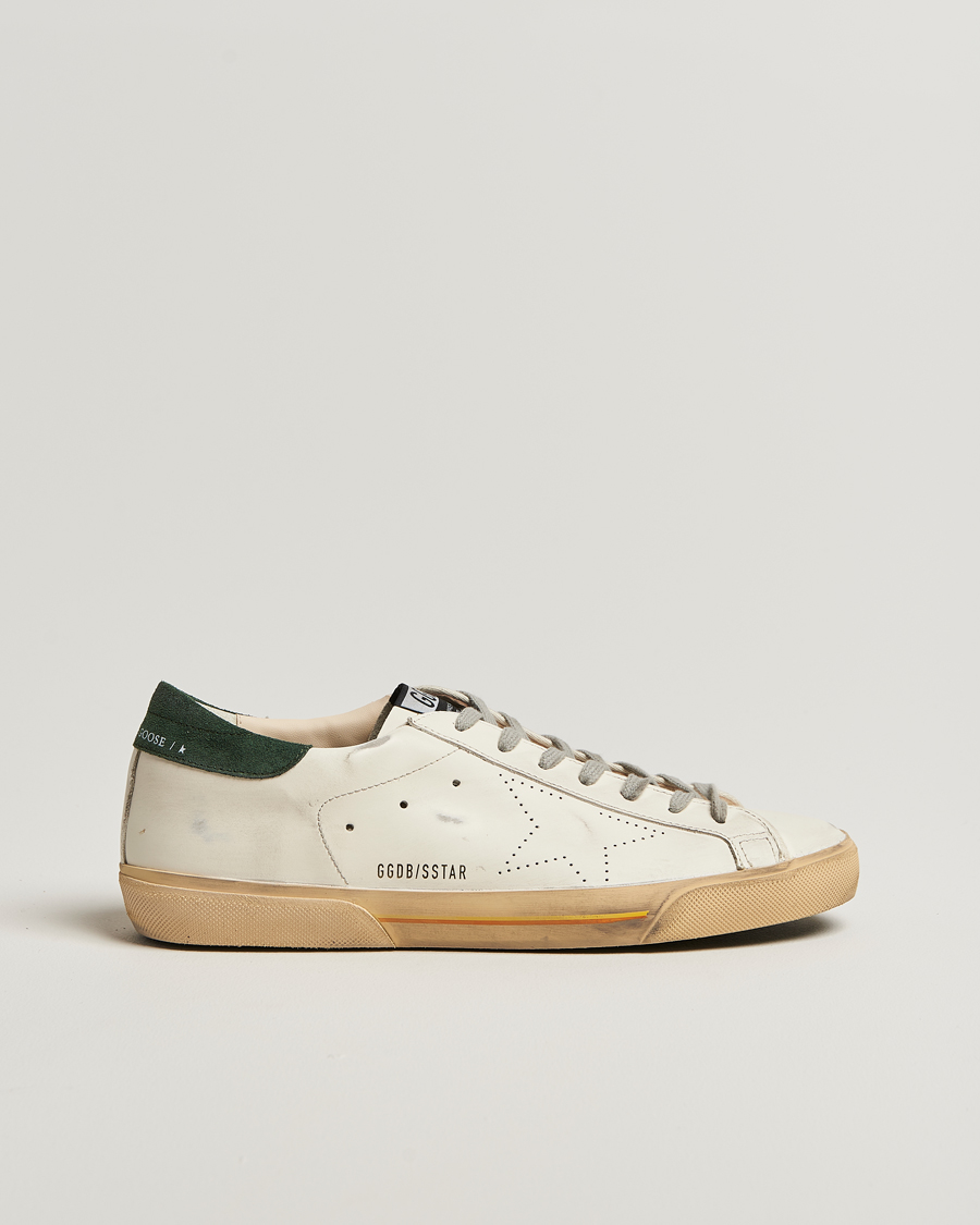 Herre | Sneakers | Golden Goose | Super-Star Sneakers White/Green