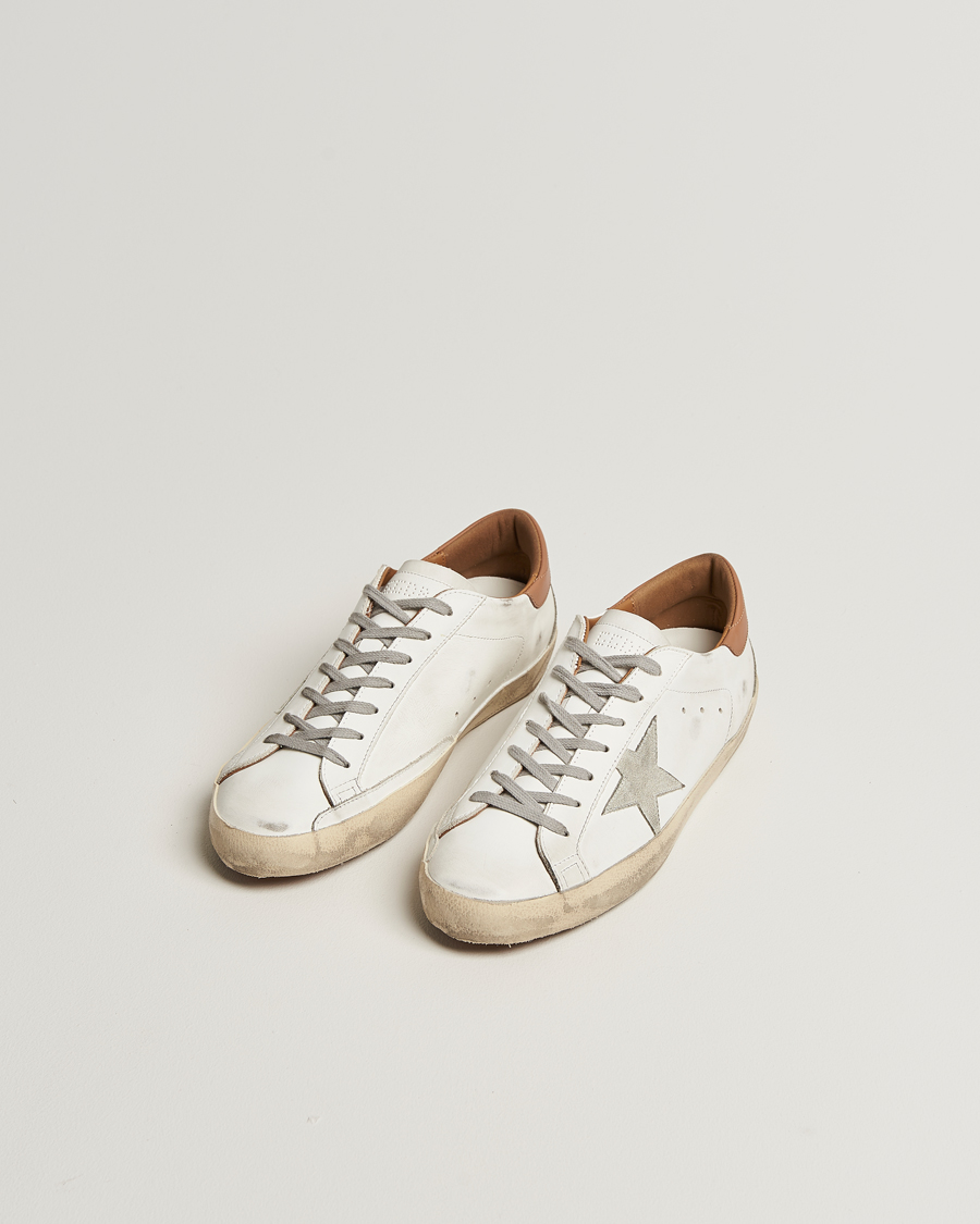 Herre | Sneakers | Golden Goose | Super-Star Sneakers White/Light Brown