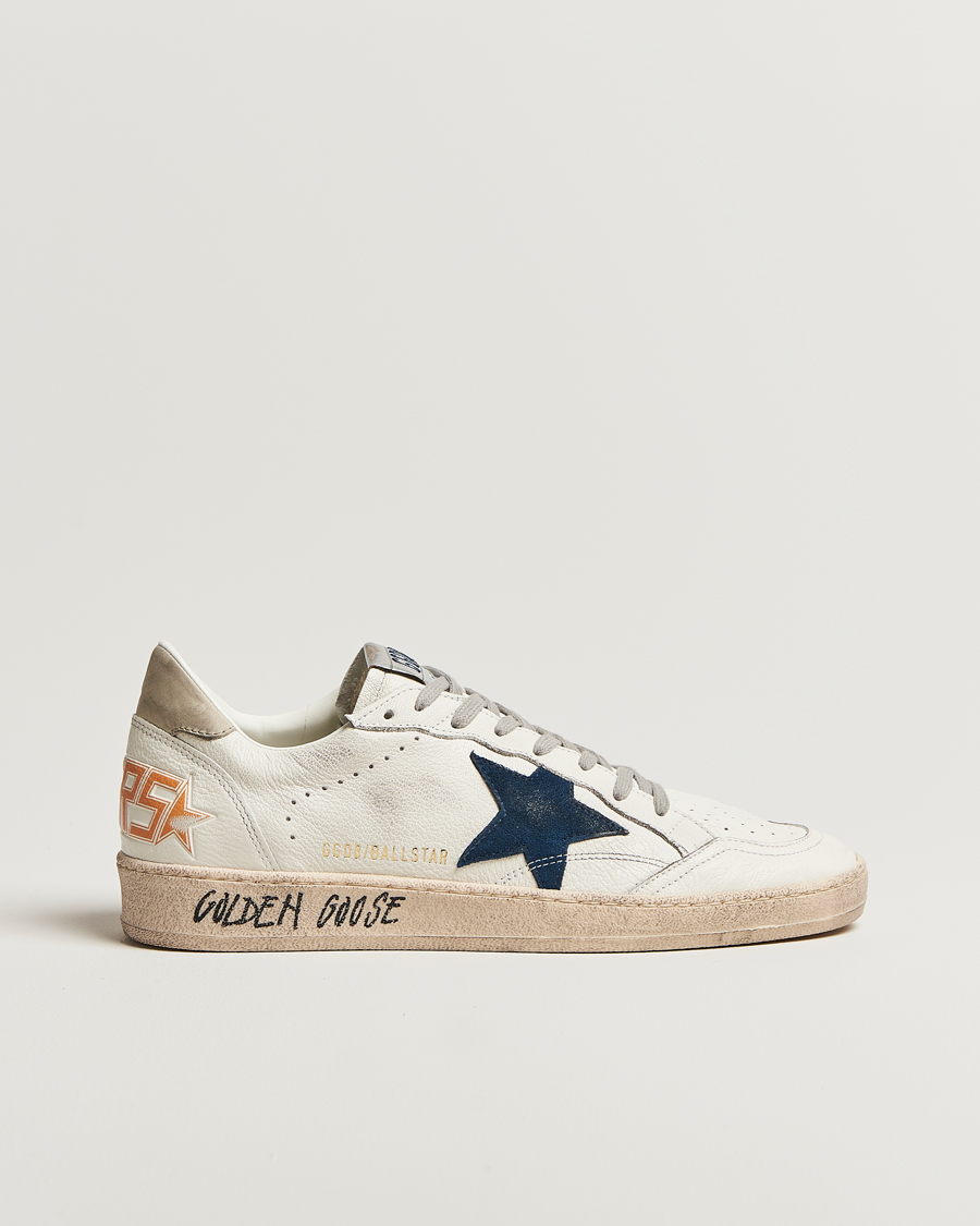 Herre | Sneakers | Golden Goose | Ball Star Sneakers White/Navy