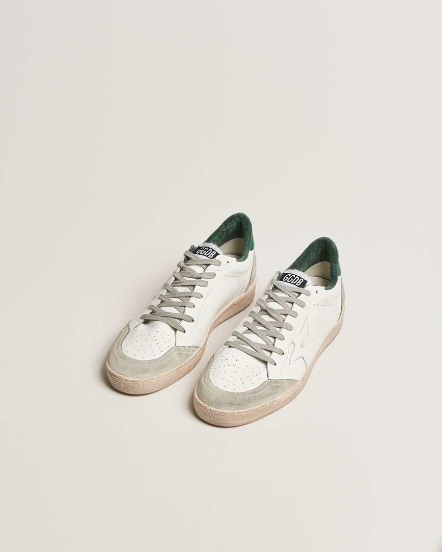 Herre | Sneakers | Golden Goose | Ball Star Sneakers White/Green