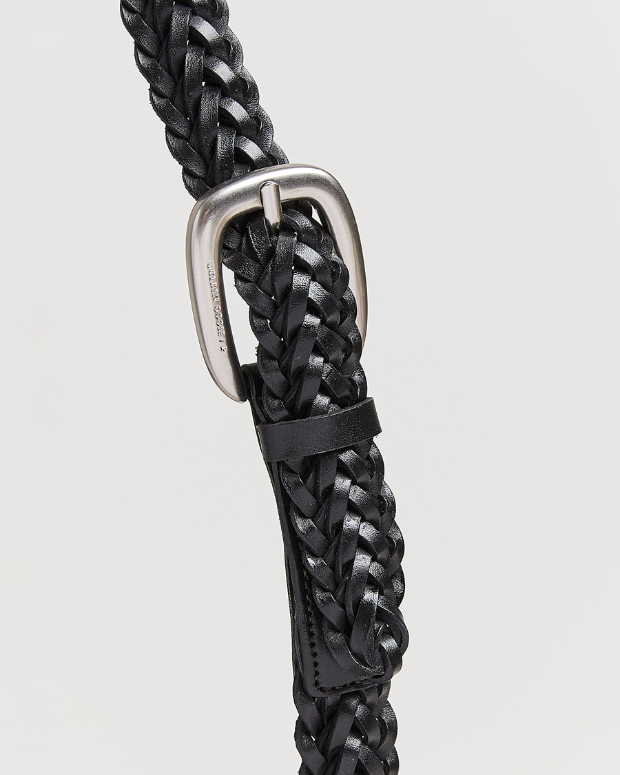 Herre | Belter | Golden Goose | Woven Belt Black Calf