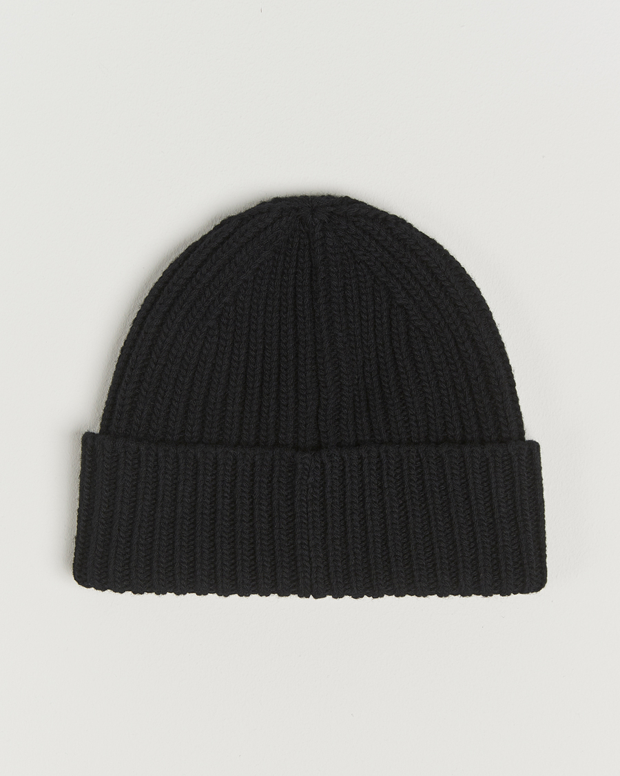 Herre | Luer | Golden Goose | Rib Wool Beanie Black