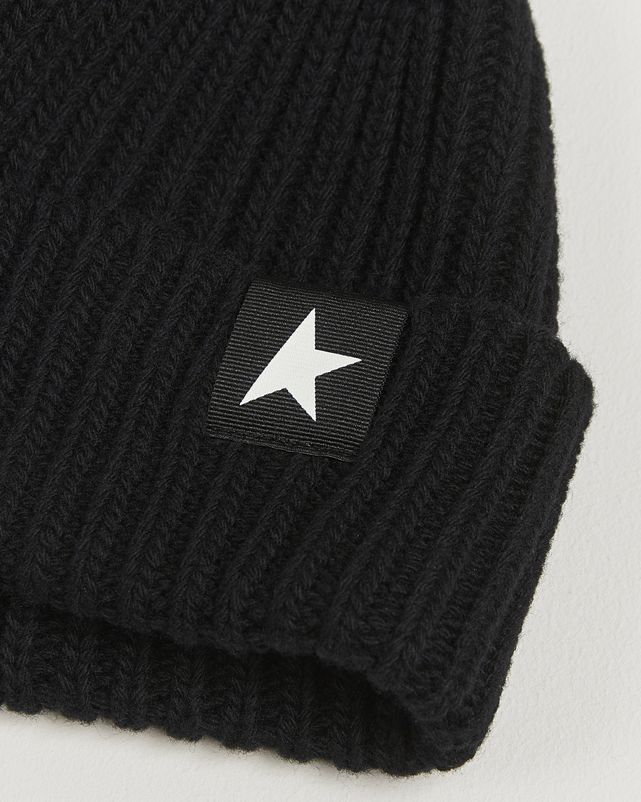 Herre | Luer | Golden Goose | Rib Wool Beanie Black