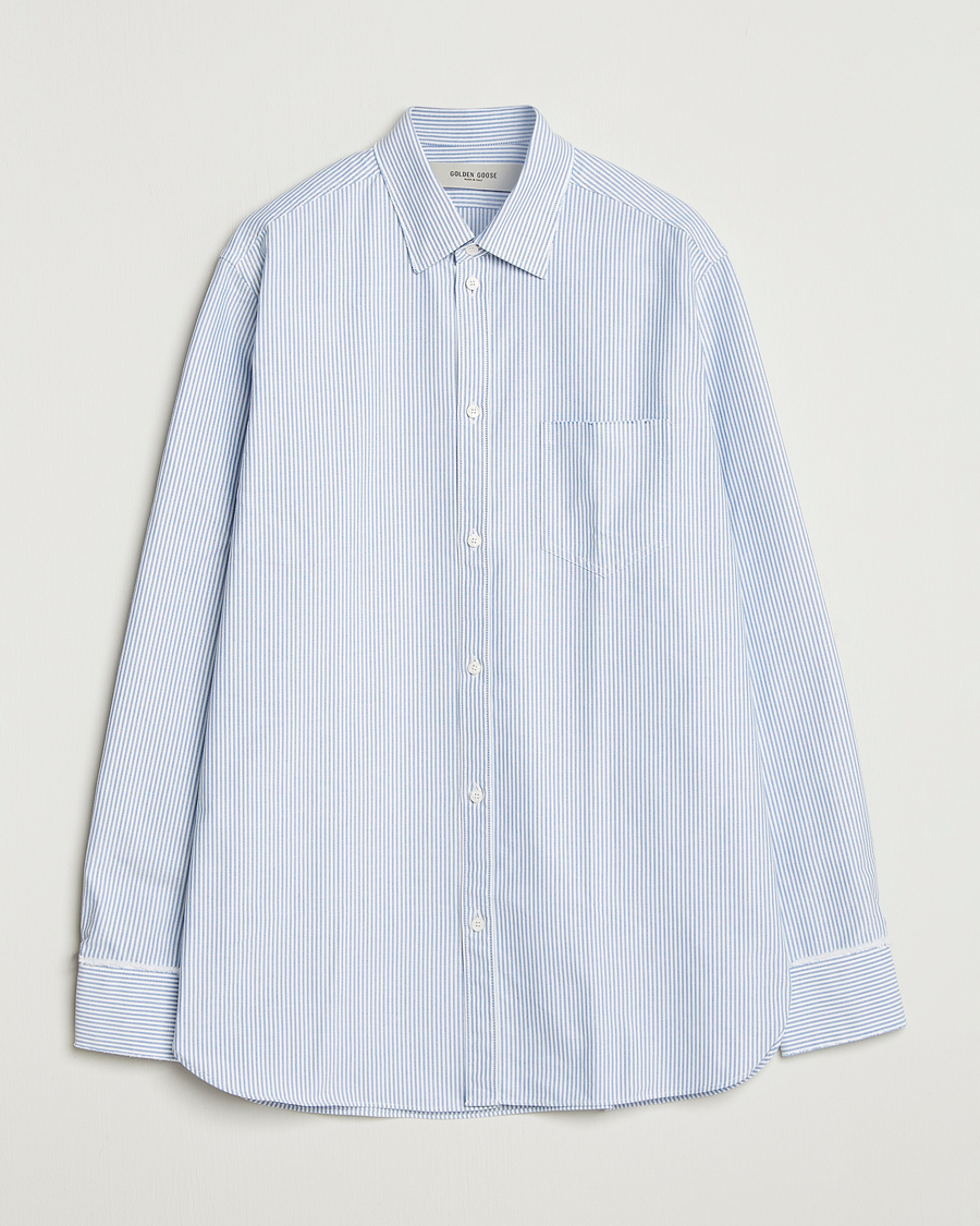 Herre | Skjorter | Golden Goose | Regular Fit Oxford Shirt Light Blue