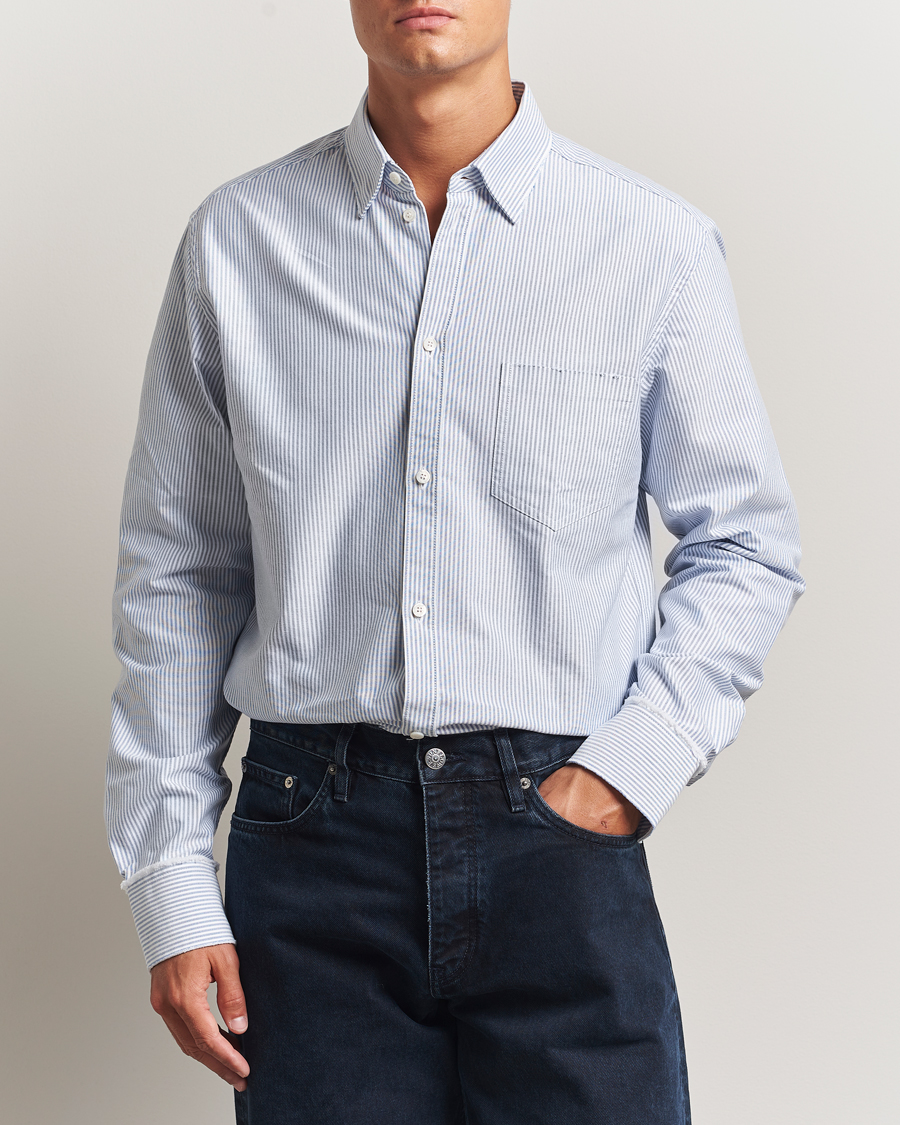 Herre | Skjorter | Golden Goose | Regular Fit Oxford Shirt Light Blue