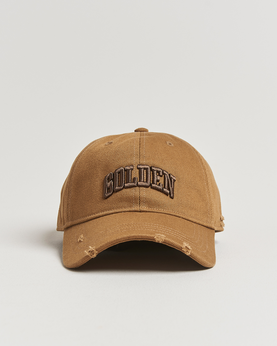 Herre | Hatter og capser | Golden Goose | Embroidered Cotton Cap Beige