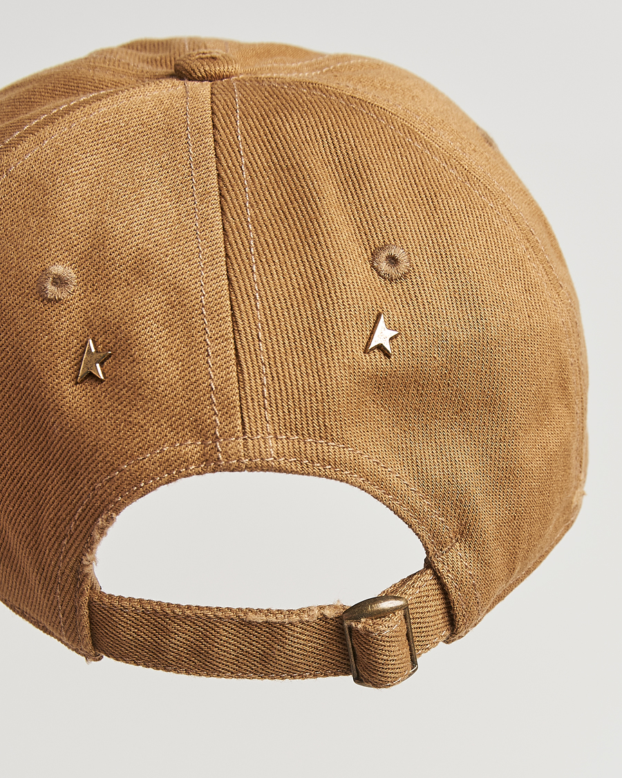 Herre | Hatter og capser | Golden Goose | Embroidered Cotton Cap Beige