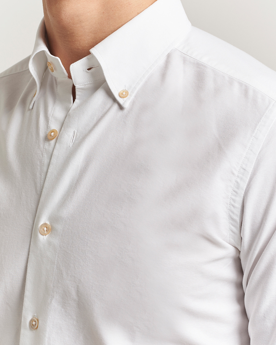 Herre | Skjorter | Grigio | Oxford Button Down Shirt White