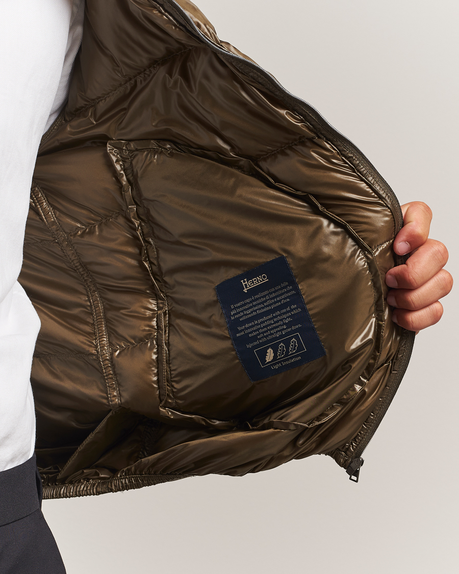 Herre | Jakker | Herno | Piumino Nylon Bomber Military