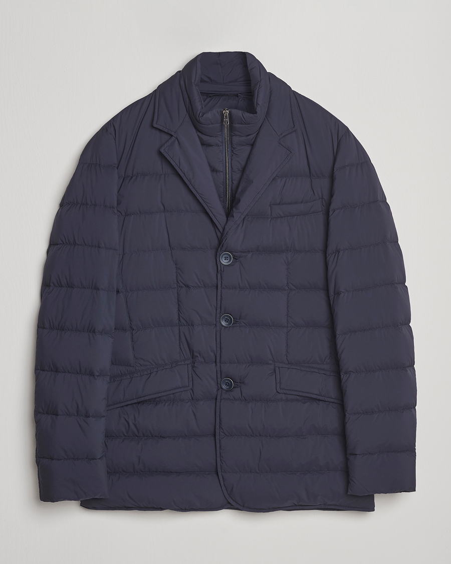 Herre | Jakker | Herno | Nylon Down Blazer Navy