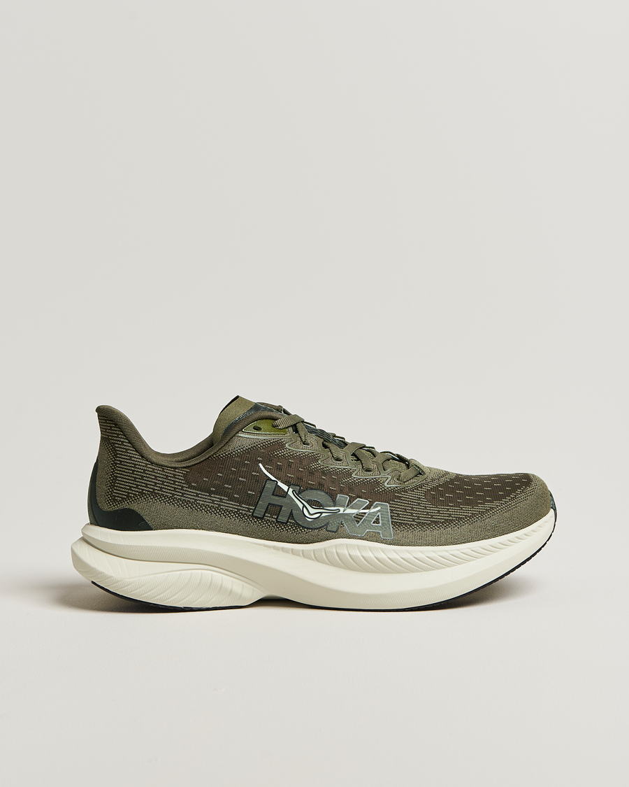 Herre | Løpesko | Hoka | One Mach 6 Running Sneakers Antique Olive/Truffle Salt