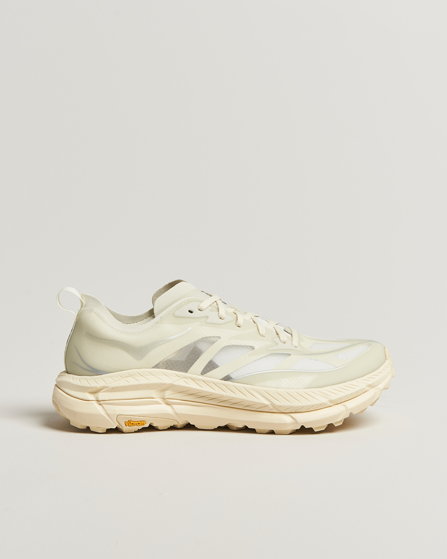 Herre | Trail Sneakers | Hoka | One Mafate Speed 4 Lite Truffle Salt/Vintage Yellow