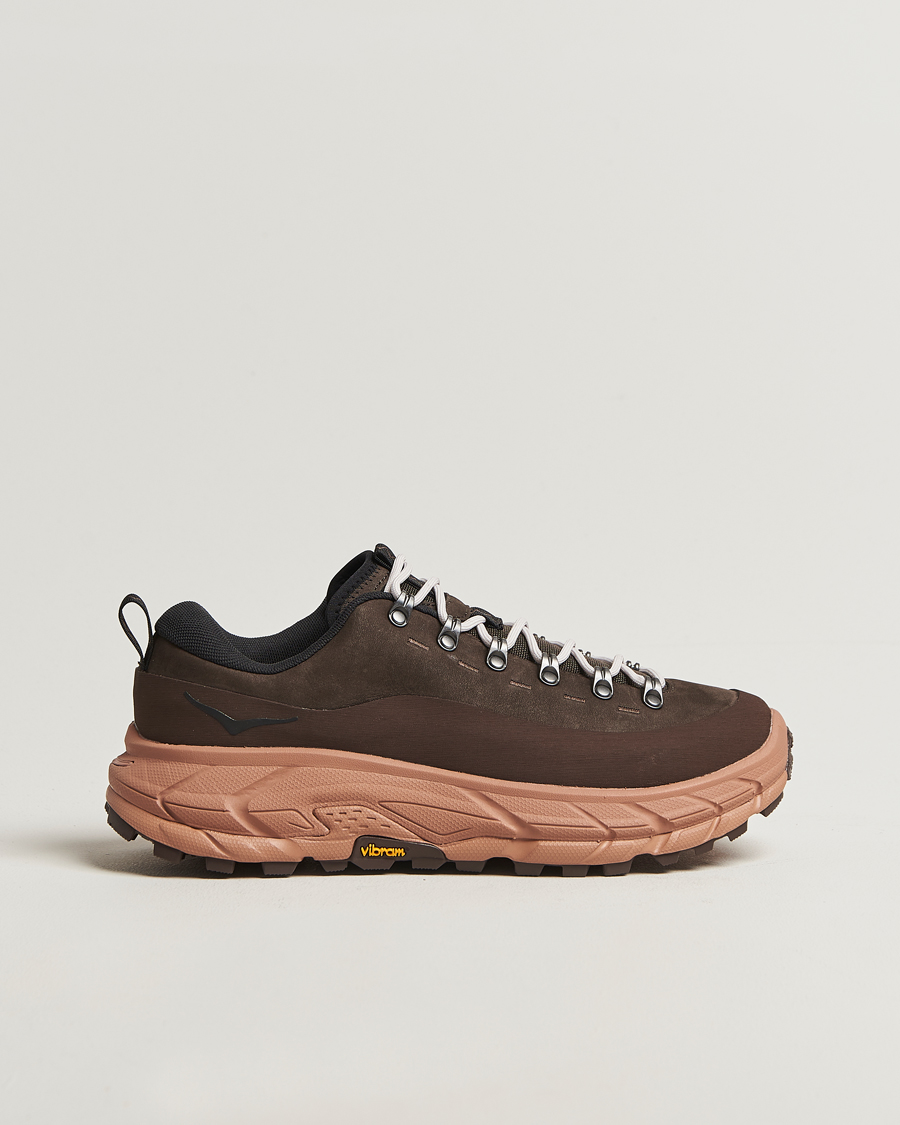 Herre | Trail Sneakers | Hoka | One Tor Summit Cast Iron/Walnut