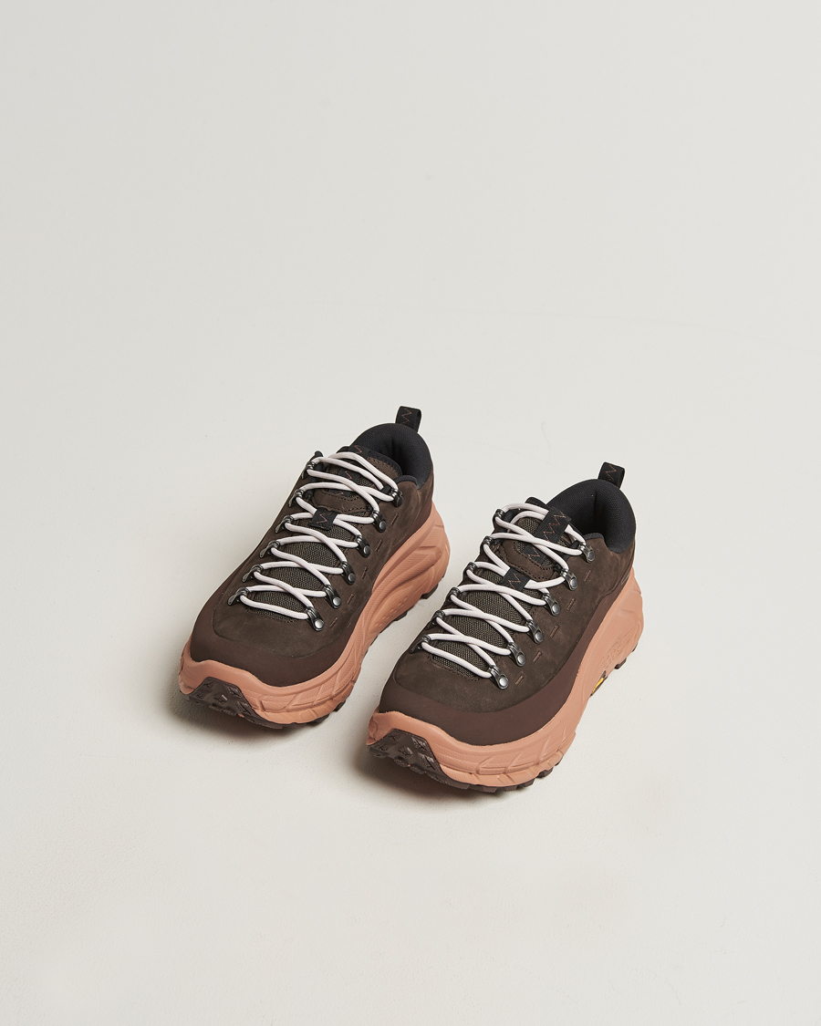 Herre | Trail Sneakers | Hoka | One Tor Summit Cast Iron/Walnut