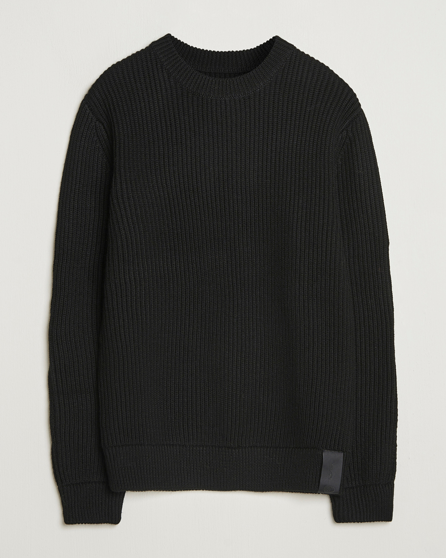 Herre | Gensere | Sail Racing | Ridge Wool Heavy Knitted Crew Neck Carbon