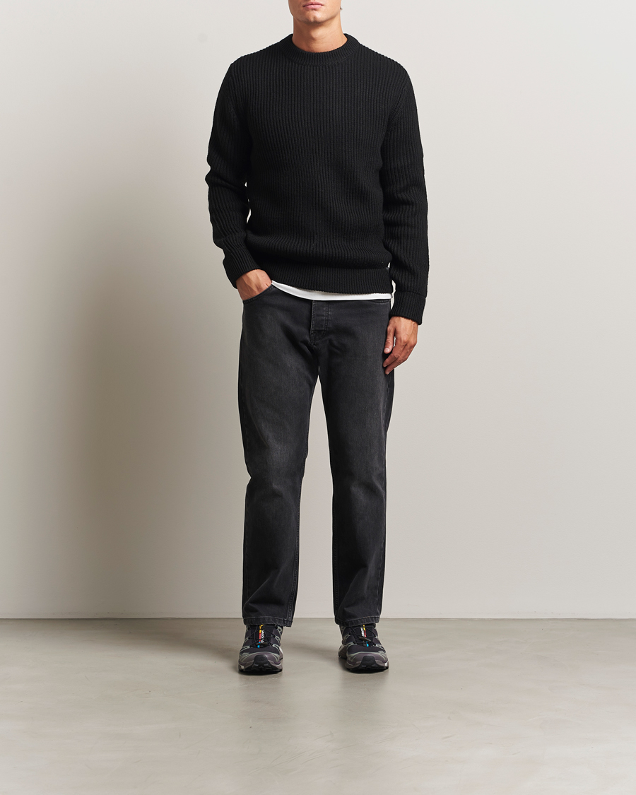 Herre | Gensere | Sail Racing | Ridge Wool Heavy Knitted Crew Neck Carbon
