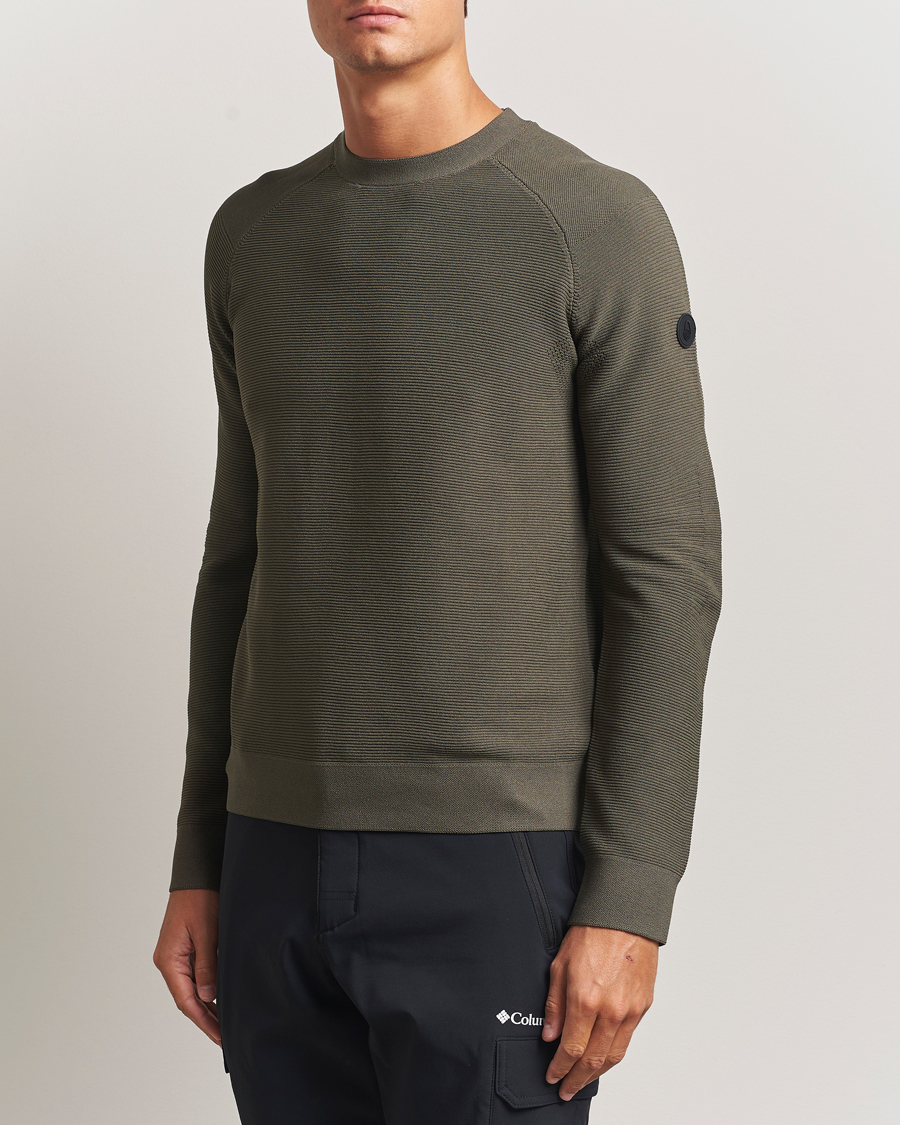Herre | Gensere | Sail Racing | Element Seamless Crew Neck Mud Green