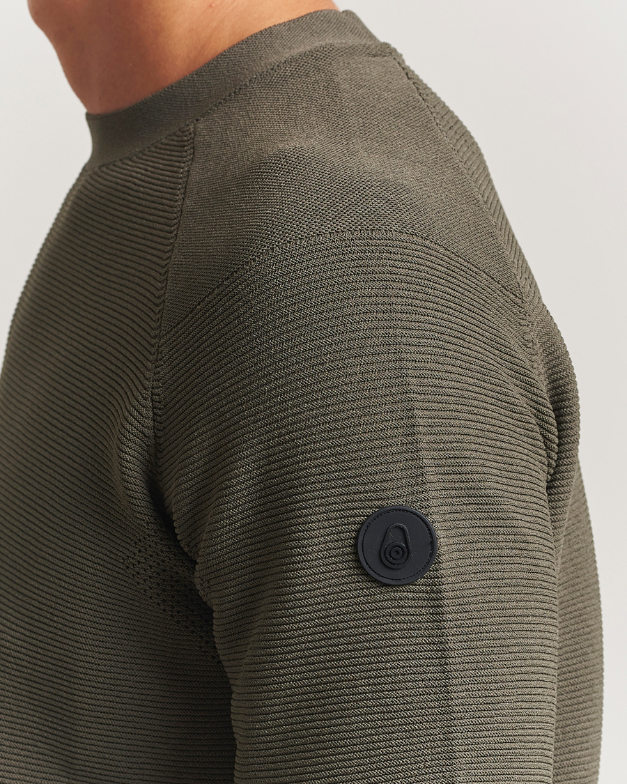 Herre | Gensere | Sail Racing | Element Seamless Crew Neck Mud Green