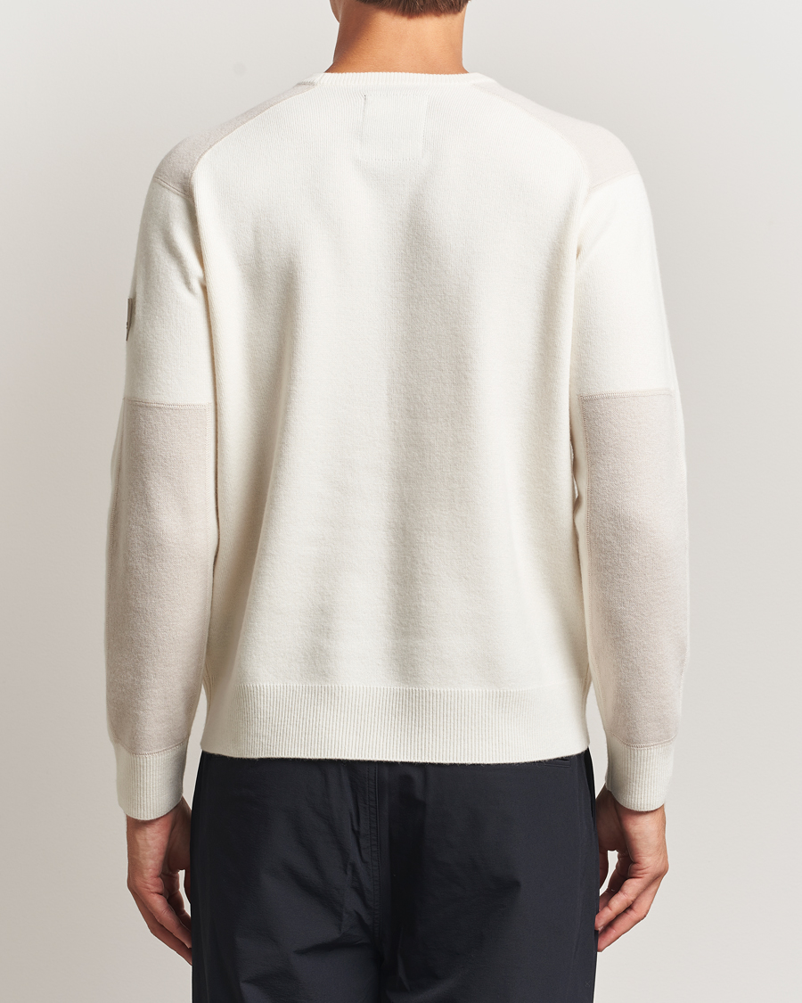 Herre | Gensere | Sail Racing | Spine Wool/Cashmere Knitted Crew Neck Off White