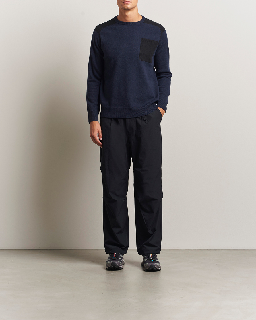 Herre | Gensere | Sail Racing | Spine Wool/Cashmere Knitted Crew Neck Dark Navy