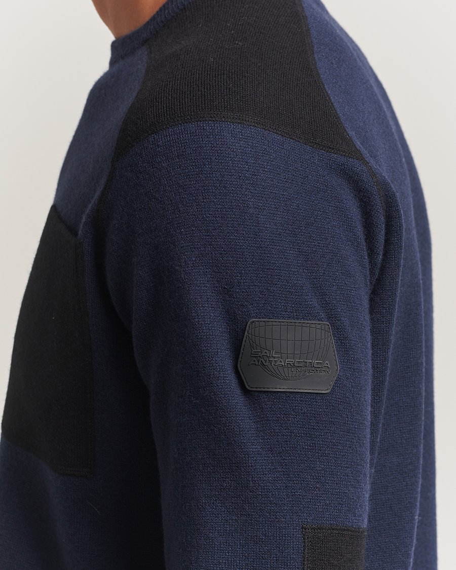 Herre | Gensere | Sail Racing | Spine Wool/Cashmere Knitted Crew Neck Dark Navy