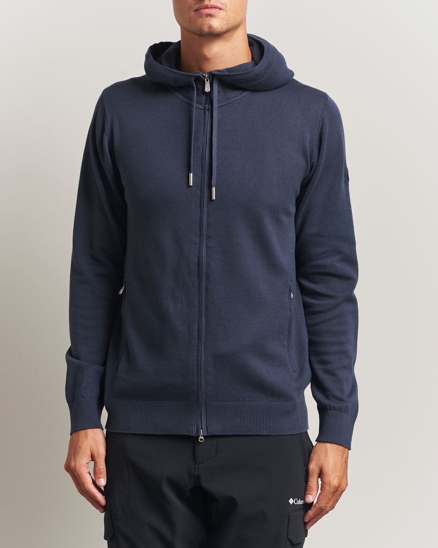 Herre | Gensere | Sail Racing | Bowman Knitted Full Zip Hoodie Navy
