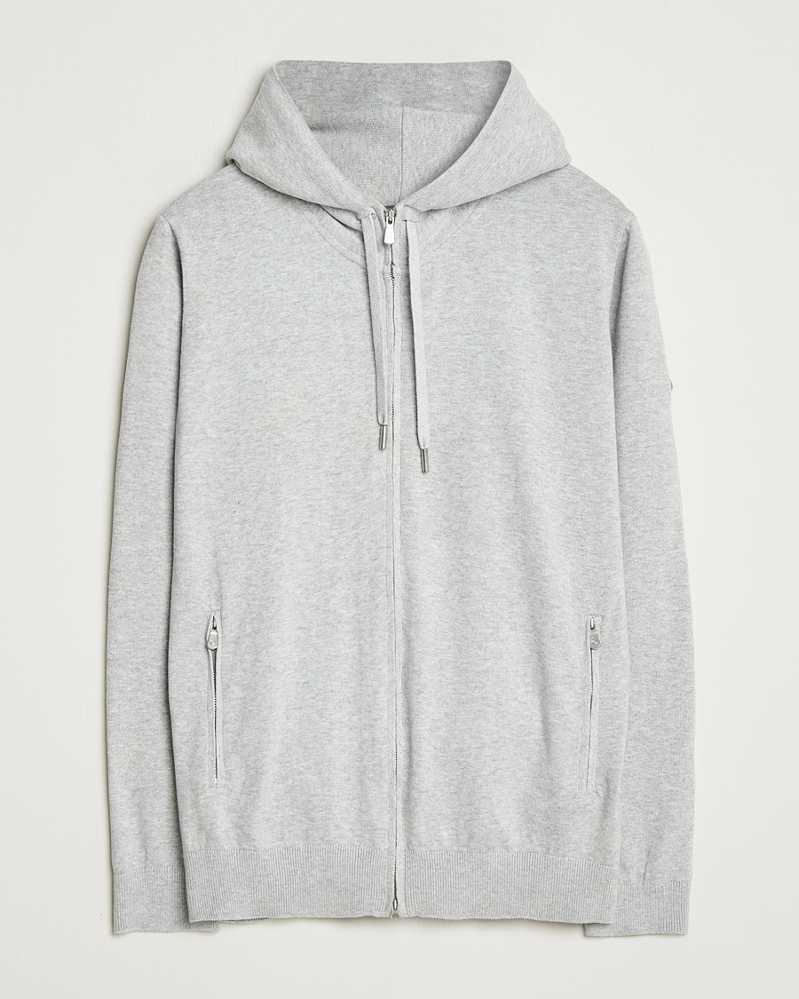 Herre | Gensere | Sail Racing | Bowman Knitted Full Zip Hoodie Grey Melange