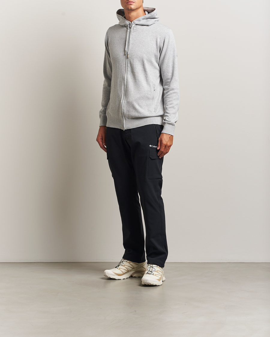 Herre | Gensere | Sail Racing | Bowman Knitted Full Zip Hoodie Grey Melange