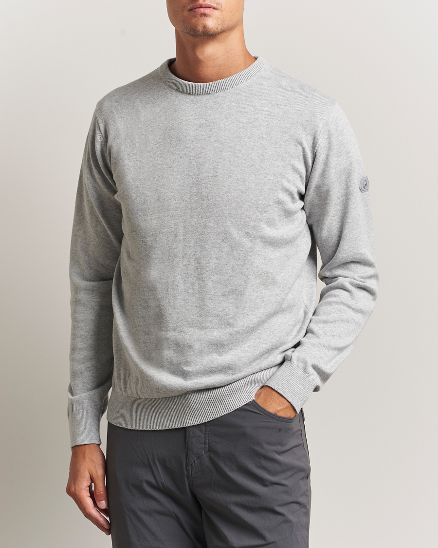 Herre | Gensere | Sail Racing | Bowman Knitted Crew Neck Grey Melange