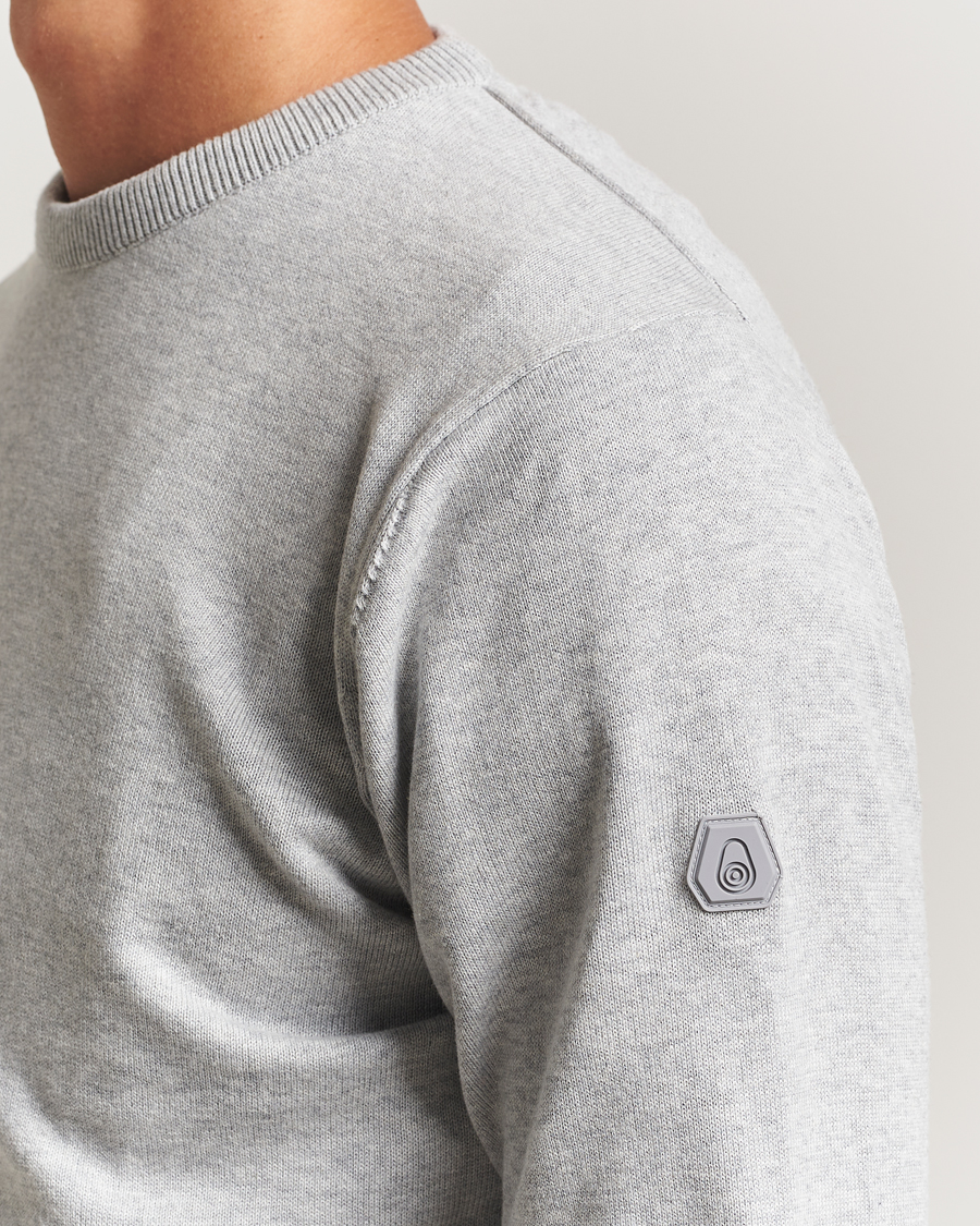 Herre | Gensere | Sail Racing | Bowman Knitted Crew Neck Grey Melange