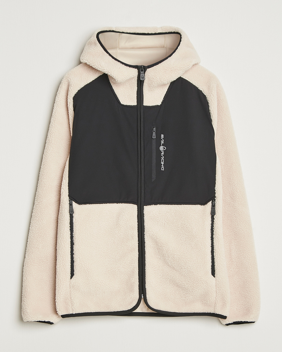 Herre | Gensere | Sail Racing | Patrol Pile Full Zip Hoodie Ivory