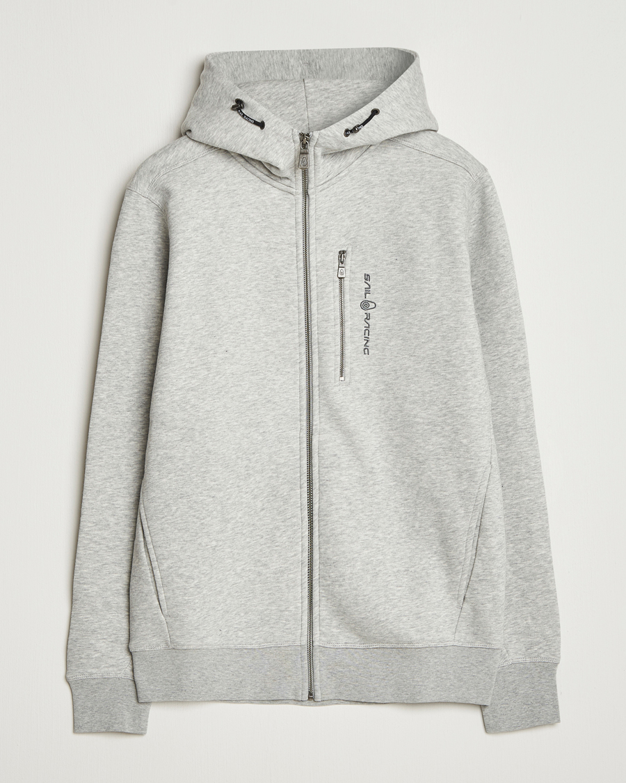 Herre | Gensere | Sail Racing | Bowman Full Zip Hoodie Grey Melange