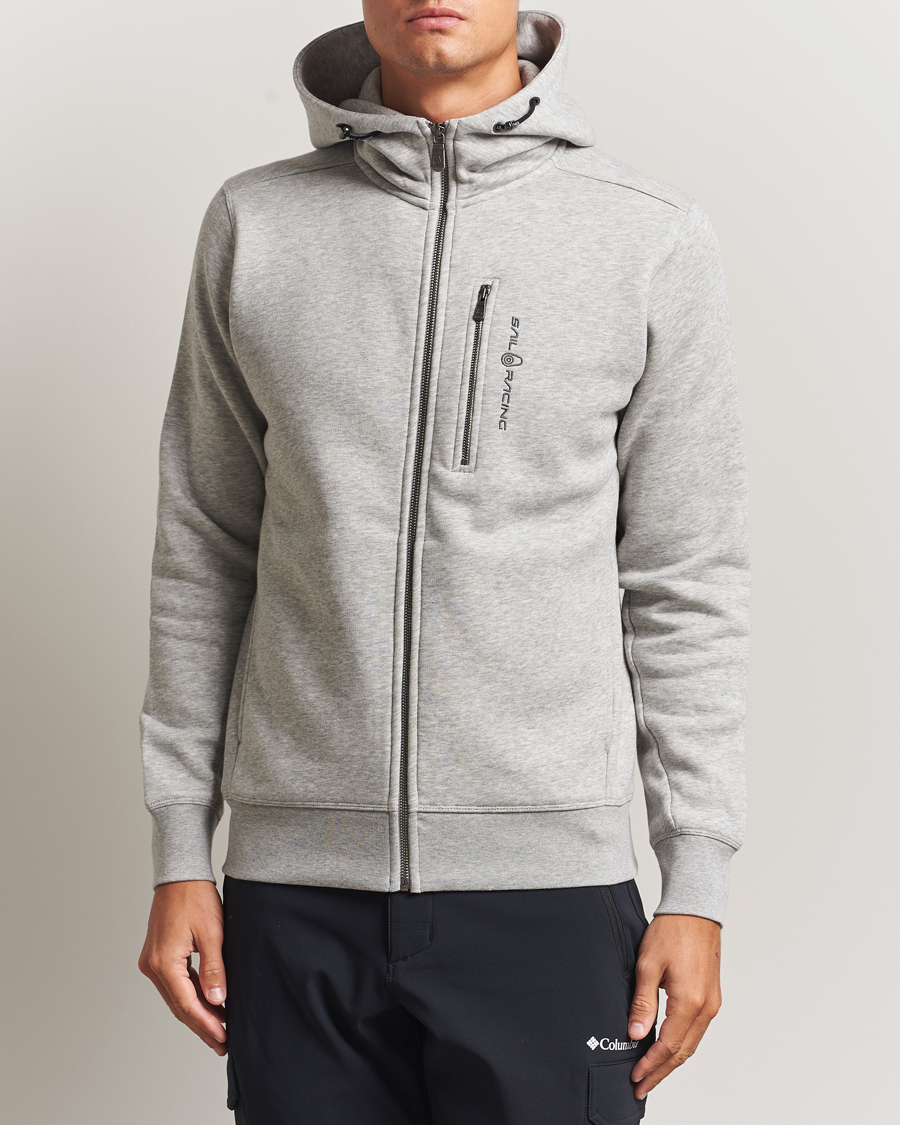 Herre | Gensere | Sail Racing | Bowman Full Zip Hoodie Grey Melange