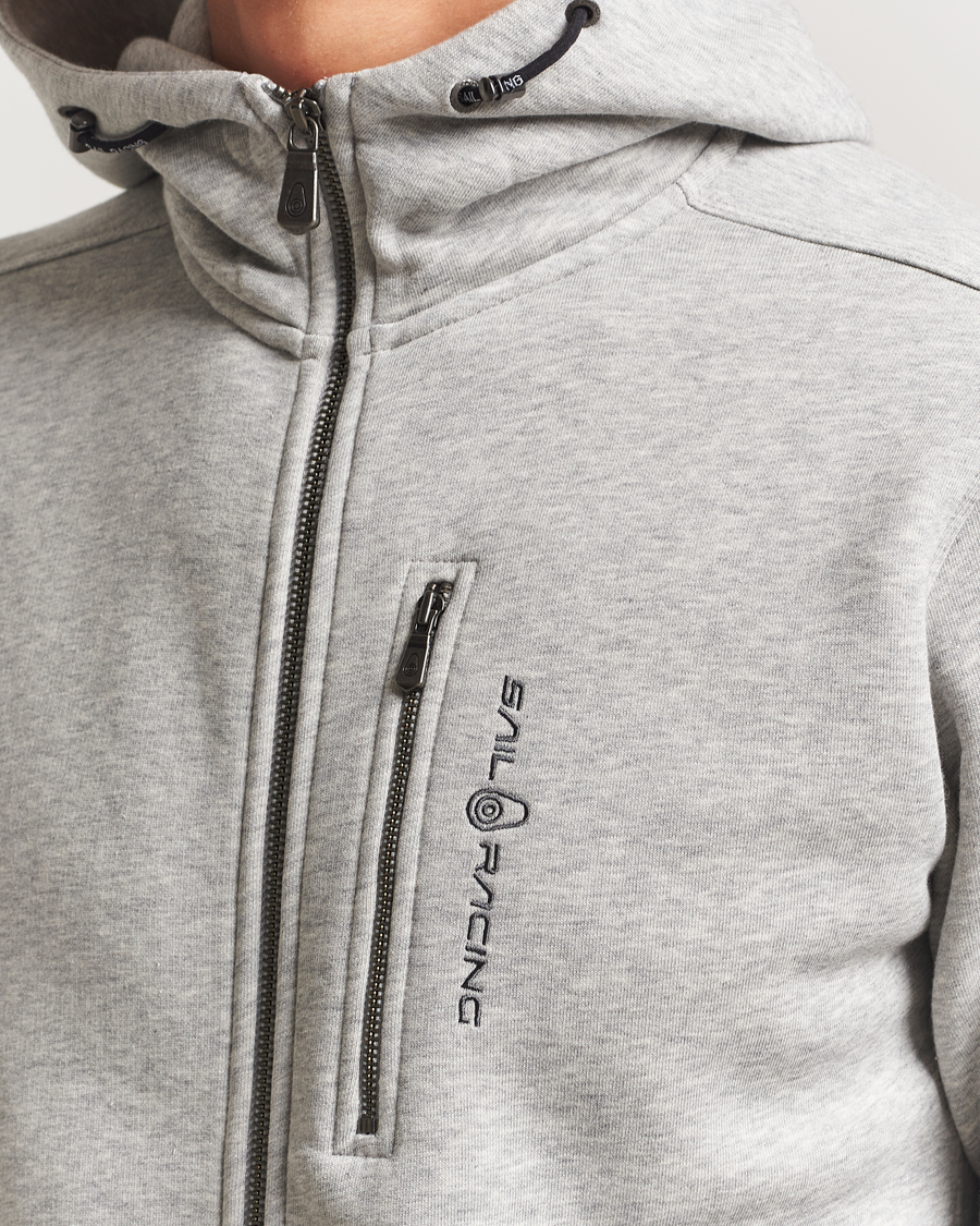 Herre | Gensere | Sail Racing | Bowman Full Zip Hoodie Grey Melange