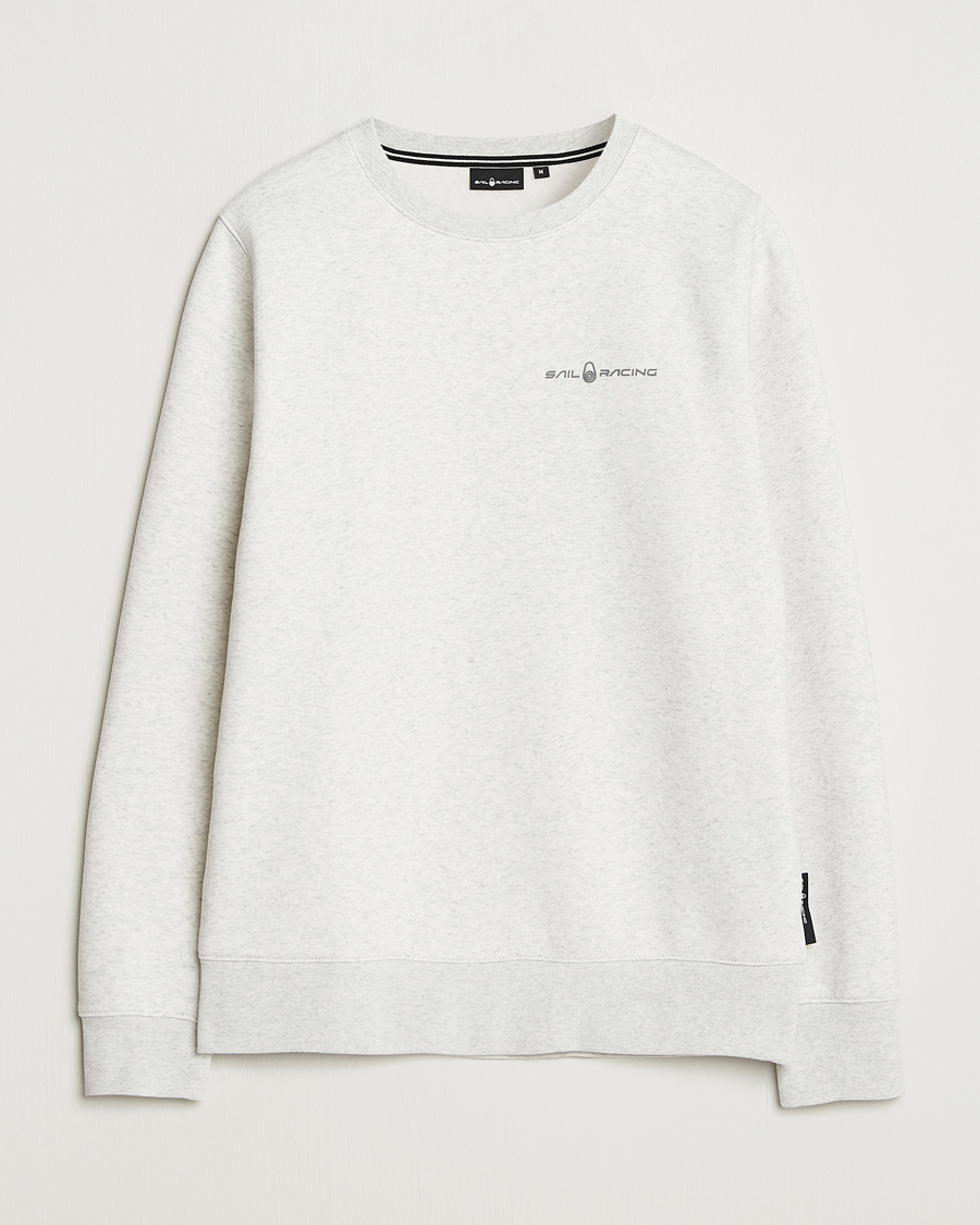 Herre | Gensere | Sail Racing | Bowman Crew Neck Sweatshirt Light Grey Melange