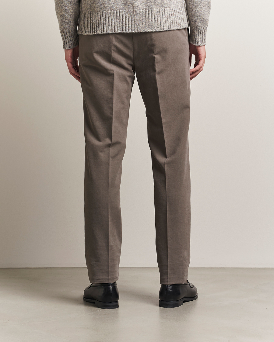 Herre | Bukser | Incotex | Regular Fit Cotton Stretch Chinos Grey