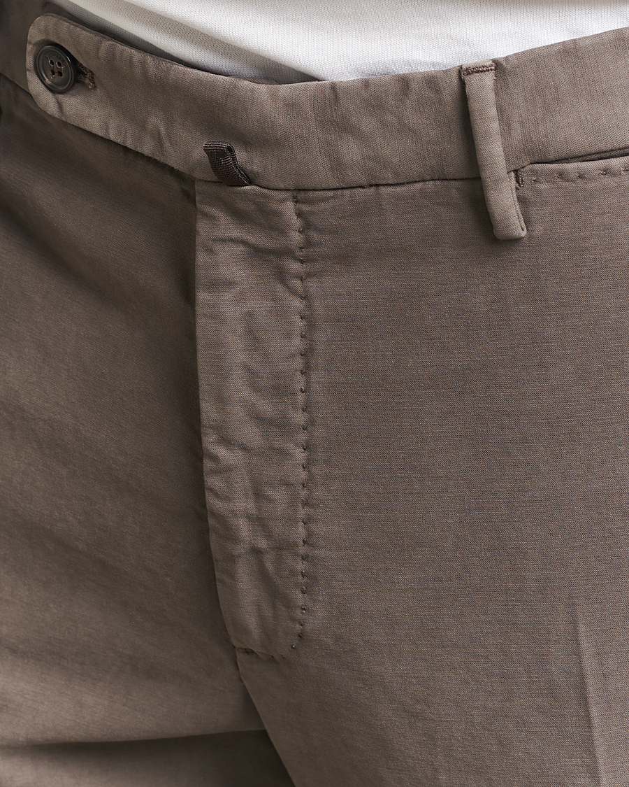 Herre | Bukser | Incotex | Regular Fit Cotton Stretch Chinos Grey