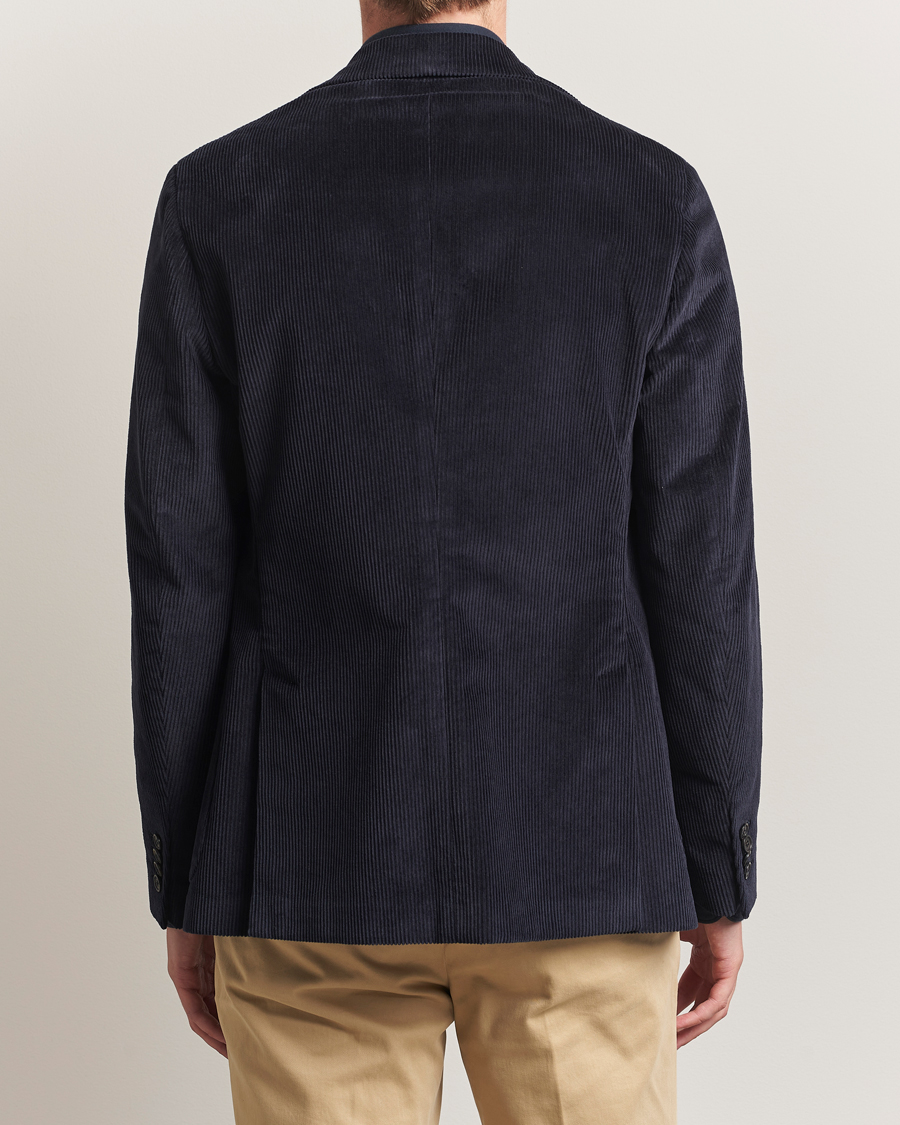 Herre | Dressjakker | Incotex | Corduroy Blazer Navy